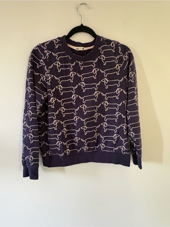 Boden Tops - Boden Navy Dachshund Pattern Crewneck Sweater